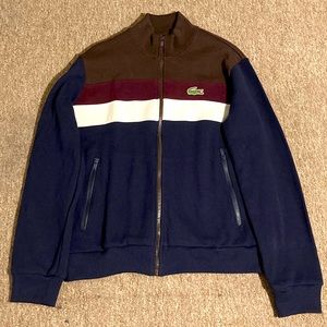 Lacoste Men's Sport Colorblock Full Zip Sweatshirt